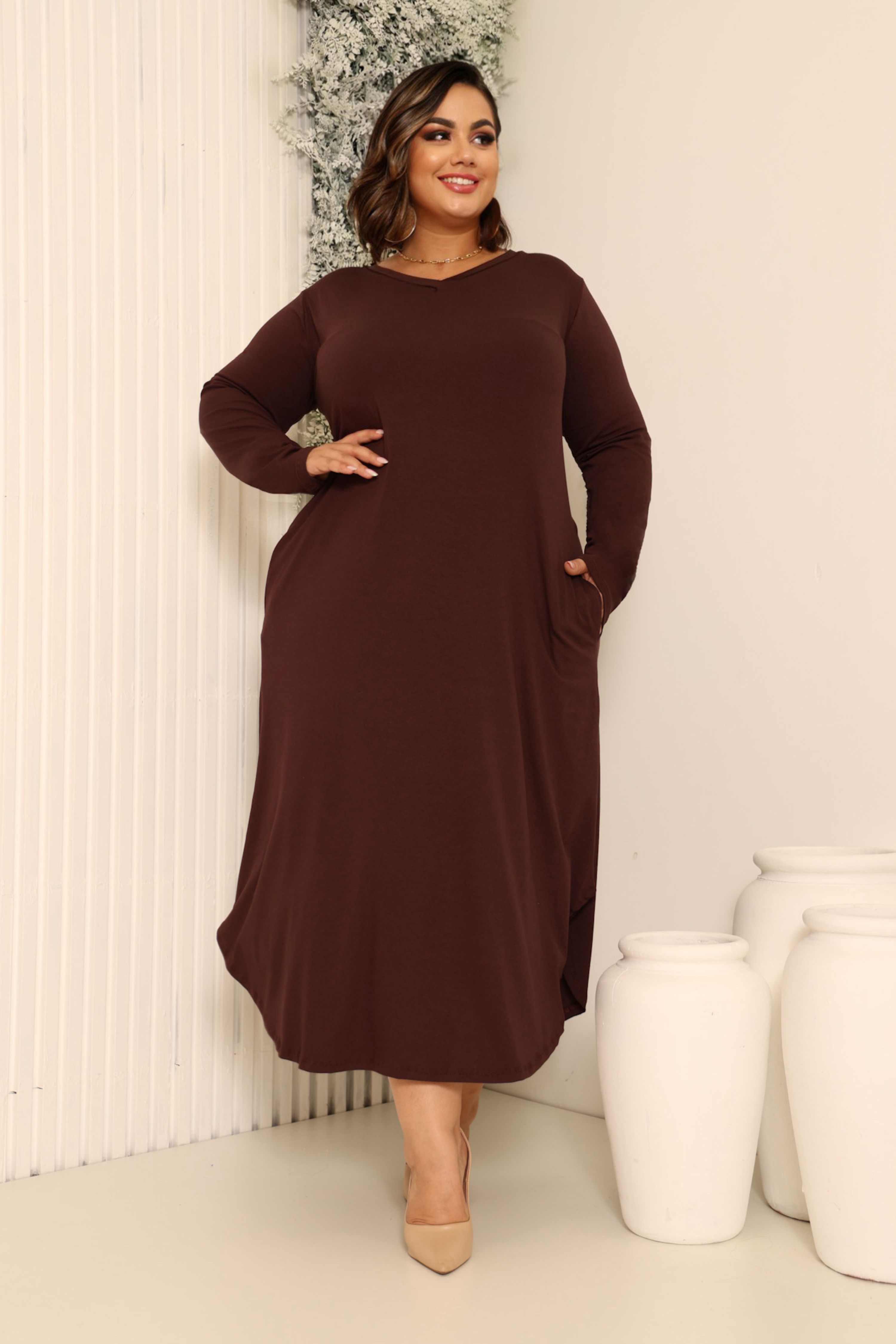 Kit 2 Vestidos Longos Plus Size - bombys